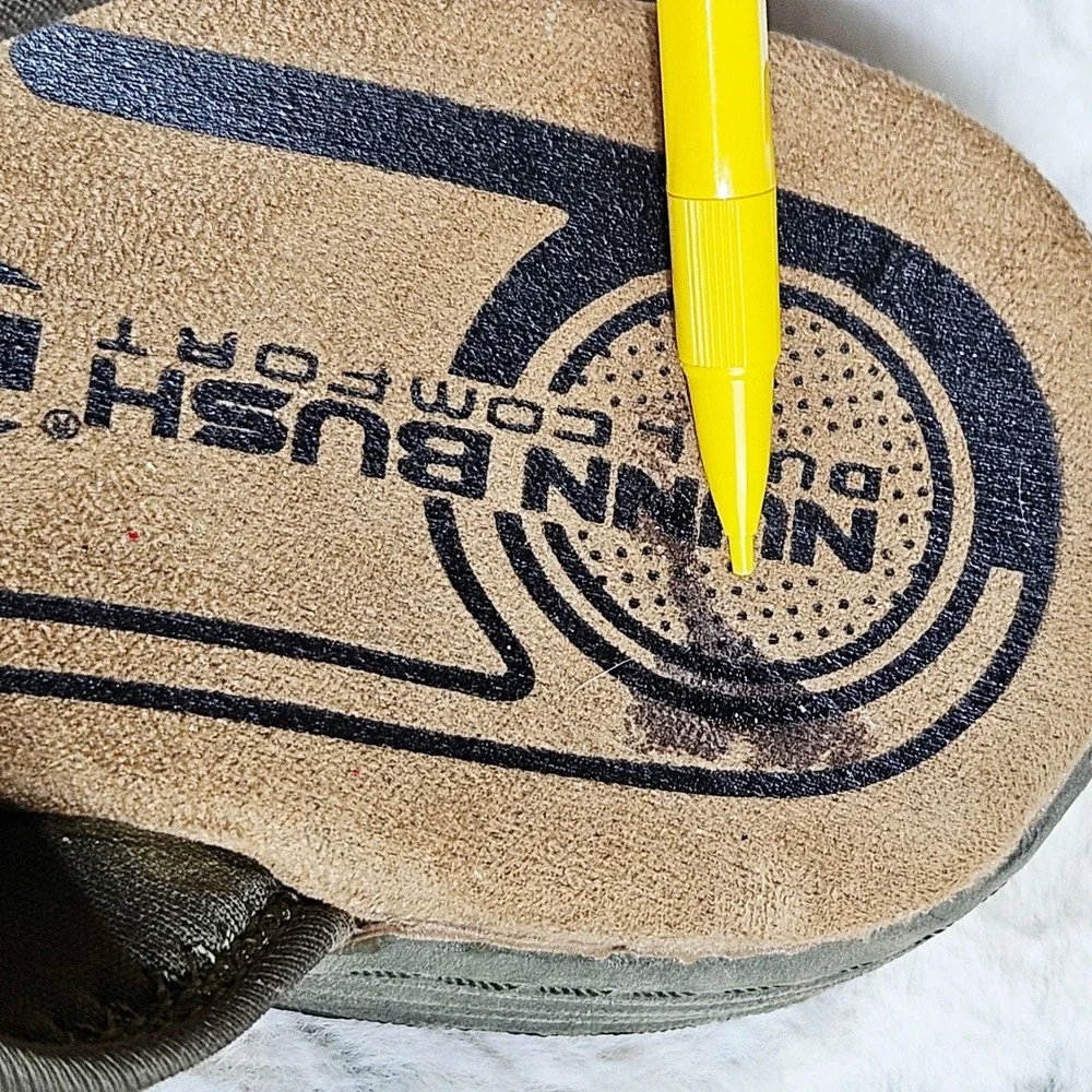 Nunn Bush Brown Dual Comfort Slide Sandals 11M 84416-221 Gorpcore Dad Core